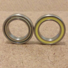 Radial Ball Bearings. Used for RC Motors, RC10 Classic, Slot Cars, Racing Cars, Associated Diffs, Losi Steering Rack, Losi diff outdrives, Associated diff outdrives, RPM hub carriers for the RC10GT, Nitro Dual Sport, RC10GT, Fans, Electric Motors, Electric Generators and other Industrial applications. Lowest Friction Bearing.