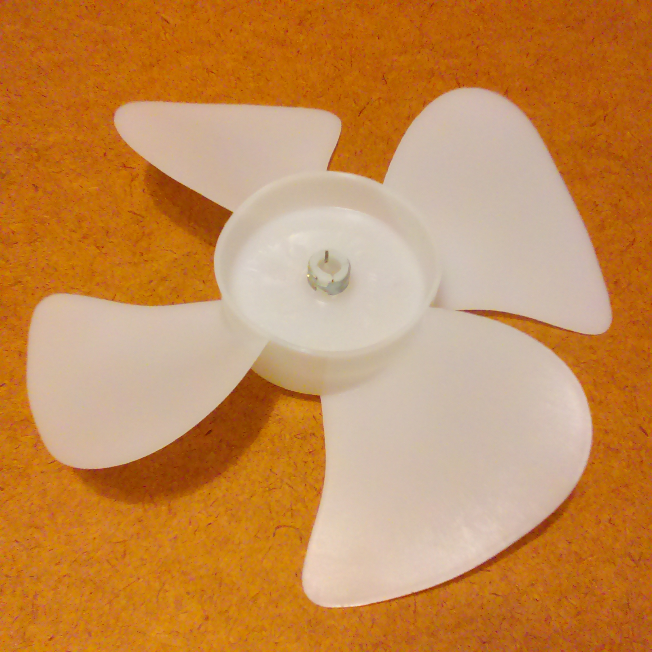CCW Rotation. 3/16 inch bore 5 inch diameter Plastic Fan Blade/Propeller 
